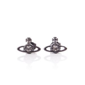 Vivienne Westwood Nano Solitaire Earrings Crystal